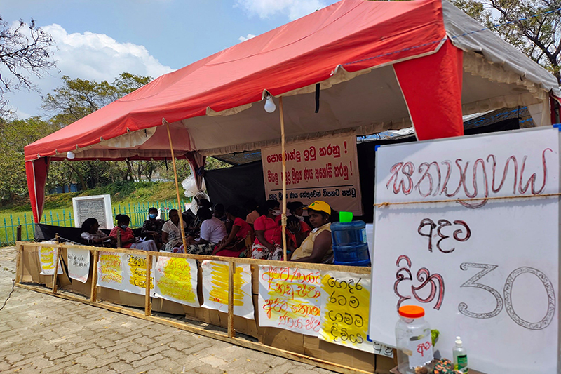 ක්ෂුද්‍ර මූල්‍ය ණය වින්දිතයන්ගේ සත්‍යග්‍රහයට අදට දින 30ක්