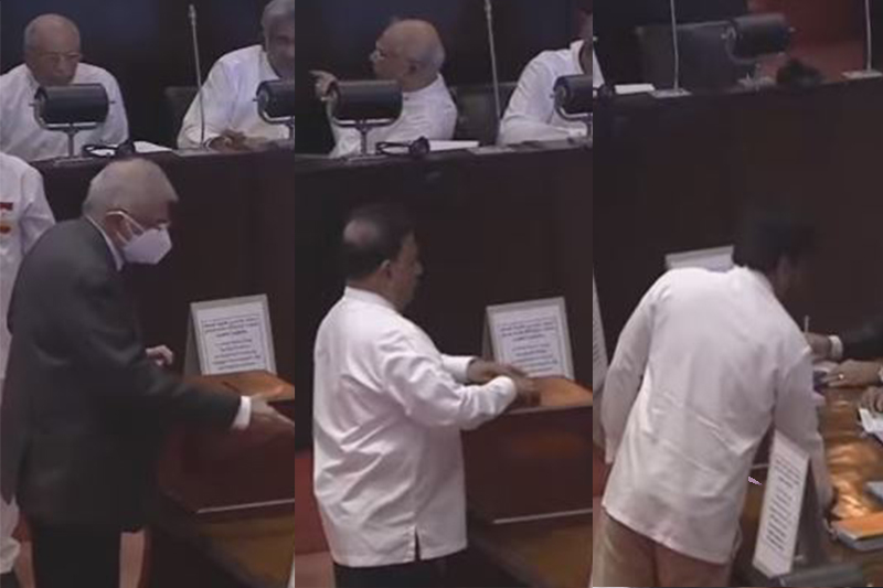 ඩලස්, රනිල්, අනුර ඡන්දය ප්‍රකාශ කරයි (LIVE)