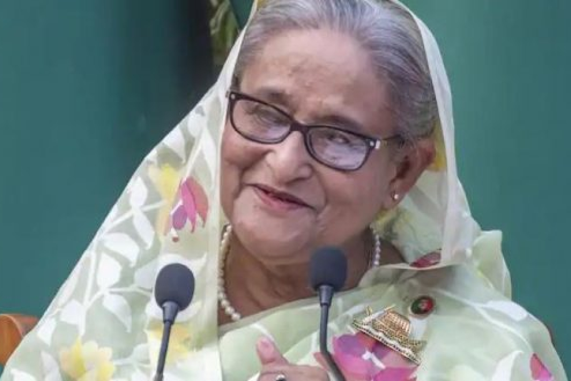 බංග්ලාදේශ හිටපු අගමැතිනි ෂෙයික් හසීනාට මරණ දඬුවම නියම කෙරේ