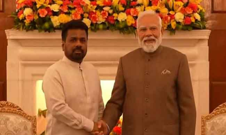 ජනපති අනුර දිසානායක සහ ඉන්දීය අගමැති  නරේන්ද්‍ර මෝදි අතර ද්විපාර්ශ්වික සාකච්ඡා