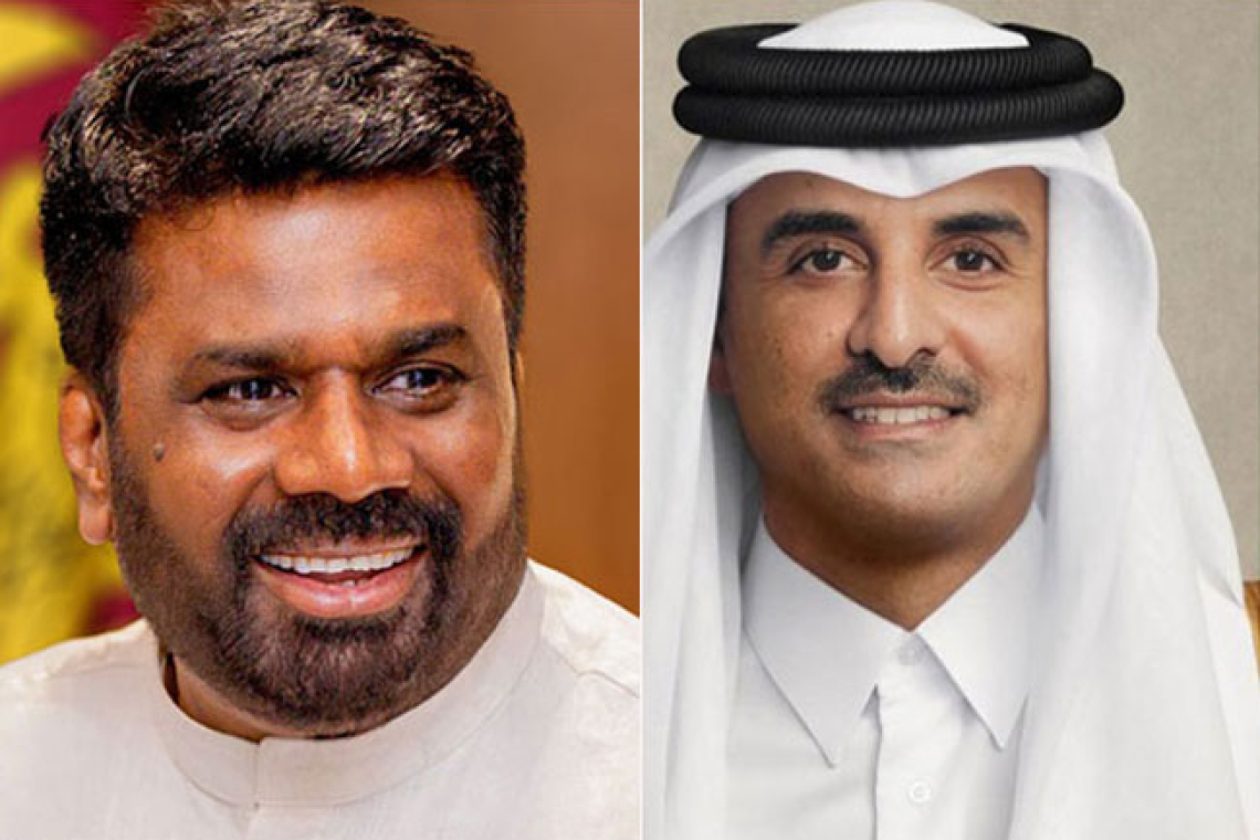 ජනපති සහ කටාර් එමීර්වරයා අතර විශේෂ දුරකථන සංවාදයක්