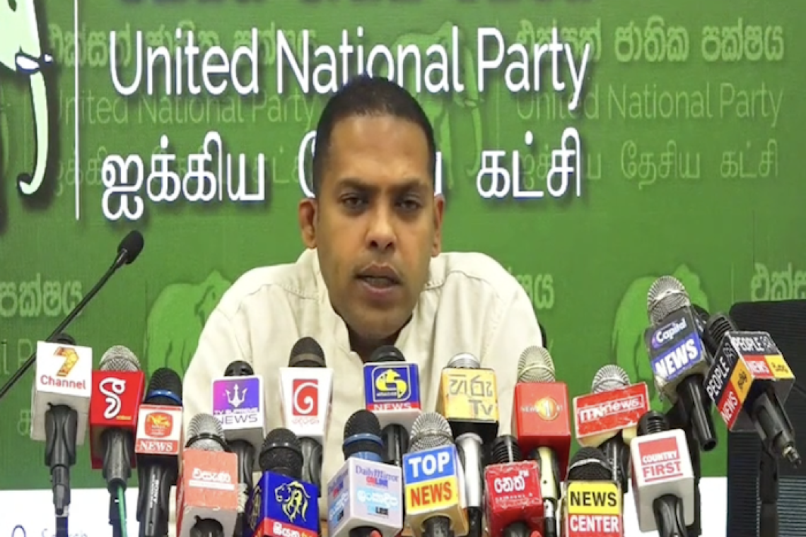 මේක වුණේ ලෝක යුද්ධයක් නිසා නෙවෙයි, මේ ආණ්ඩුවේ සාපය නිසා - හරීන්