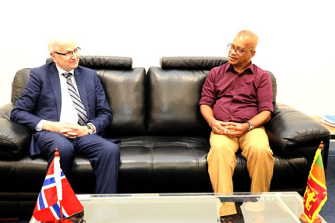 මෙරට කෘෂි අපද්‍රව්‍යවලින් ගෑස් නිෂ්පාදනයට නෝර්වේ රජයේ අවධානය