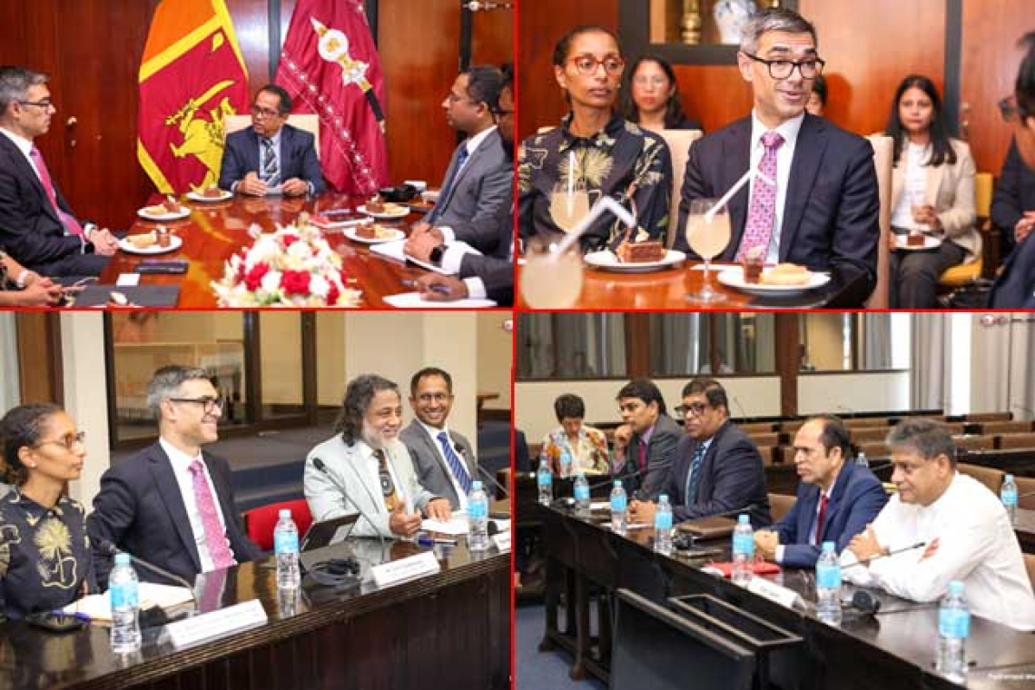 IMF නියෝජිත පිරිස කථානායක සහ පක්ෂ නායකයින් හමුවෙති