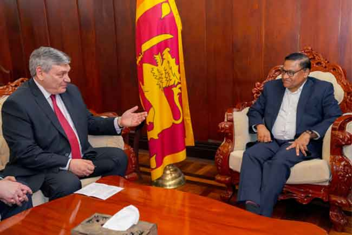 ඇමති විජිත සහ රුසියානු නියෝජ්‍ය විදේශ ඇමති අතර හමුවක්