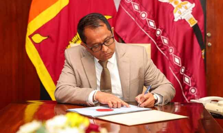 සමාජ ආරක්ෂණ දායකත්ව බද්ද (සංශෝධන) පනත් කෙටුම්පතට කථානායකවරයාගේ සහතිකය