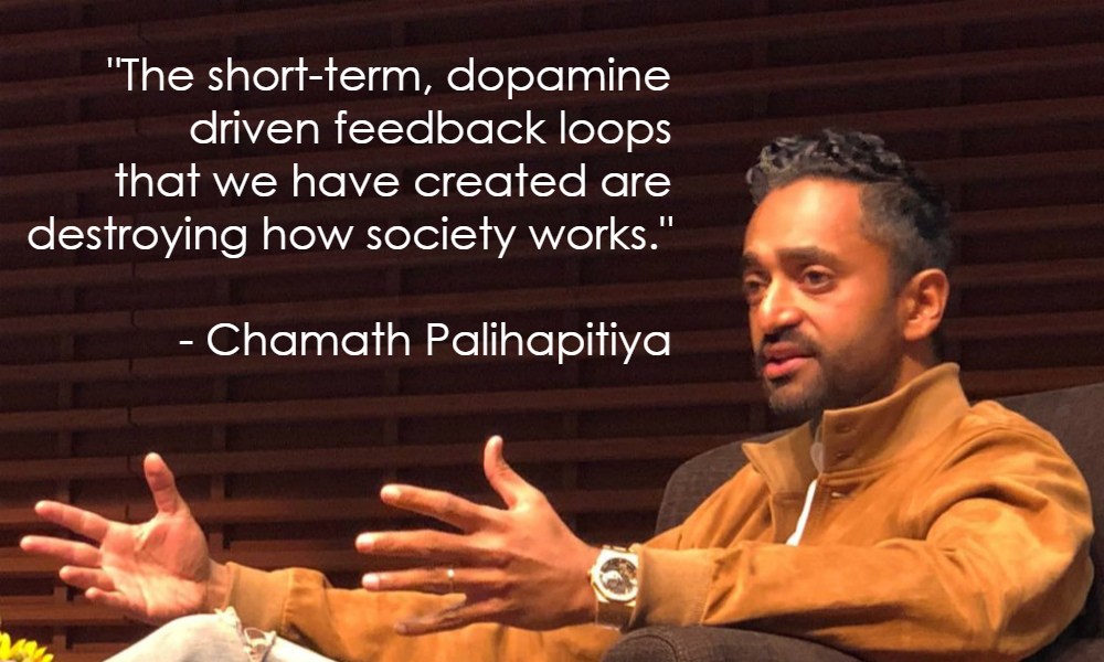 Chamath Palihapitiya on the problem that Facebook presents to society