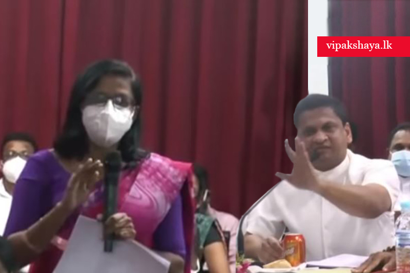 මට වන අපරාධකරුවෙක්ට නිර්දේශ දෙන්න බෑ : දේවානි සහ ඇමතිවරු අතර උණුසුම් මත ගැටුමක් (VIDEO)