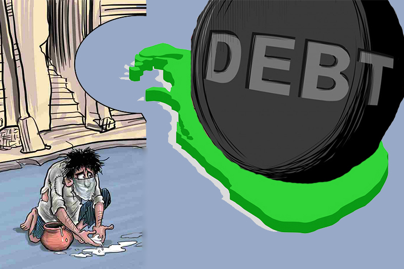 ආනයනය නතර කිරීමෙන් වෙළඳ අරියාදුවක් ඇතිවෙලා : ණය බරත් නහයට උඩින්